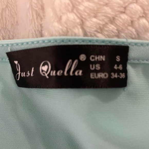 Amazon Bright Blue Crop Top - Picture 3 of 3